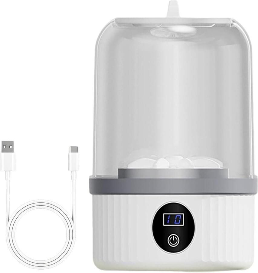 Draagbare Wasmachine Mini Wasmachine Kleine Was Zachte Cyclus Compact Formaat Wit