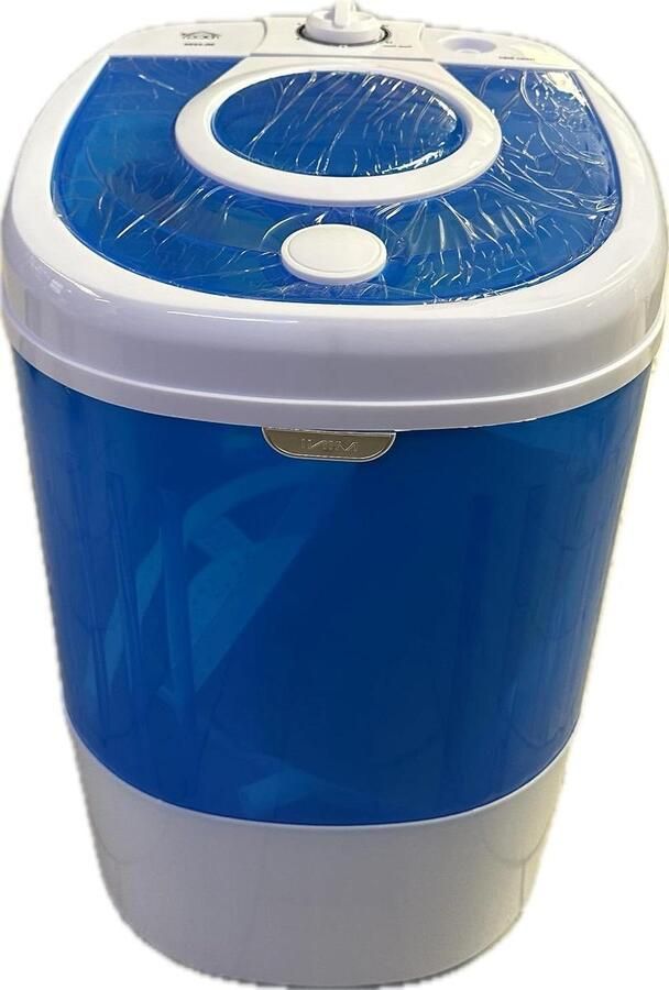 Draagbare Wasmachine Mini Wasmachine Kleine Wasjes Toploader 2 kg Blauw Wit