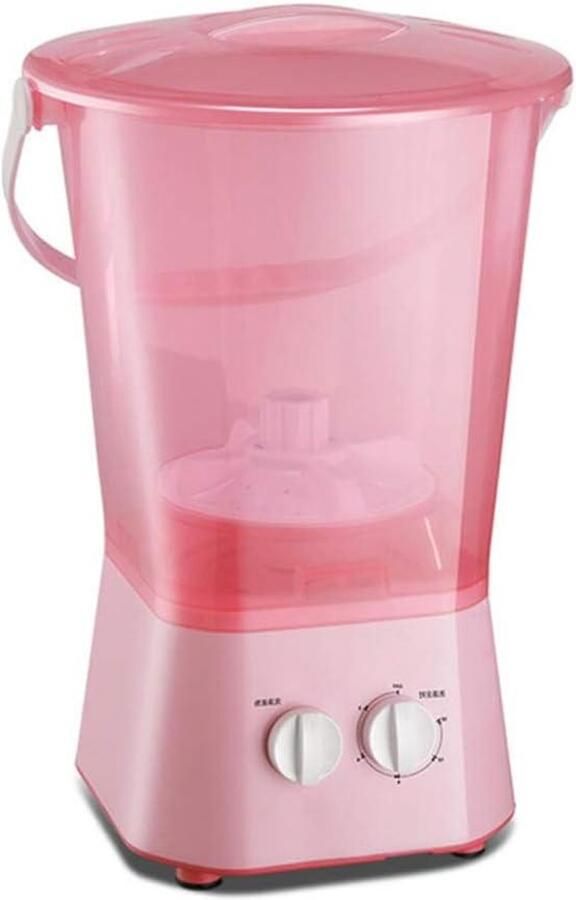 Draagbare Wasmachine Mini Wasmachine Kleine Wasjes Verwisselbare Wastobbe 49H cm Roze