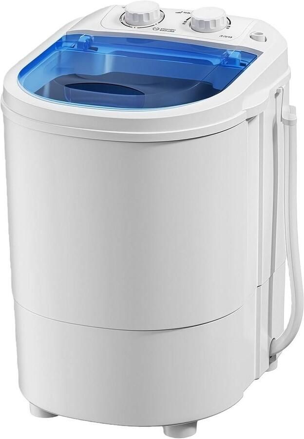 Draagbare Wasmachine Mini Wasmachine Kleine Wasmachine Snel Kleding Wassen Dubbele Knop Bediening 32 x 45 cm