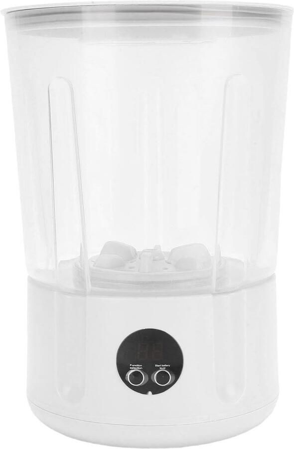 Draagbare Wasmachine Mini Wasmachine Ondergoed Kleine Wasjes Doen Draadloos Met Turbowater 23 x 16 cm Wit