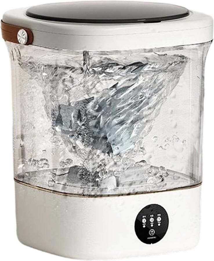 Draagbare Wasmachine Mini Wasmachine Ondergoed Snel Wassen 12 Liter Capaciteit 27 x 30 x 27 cm