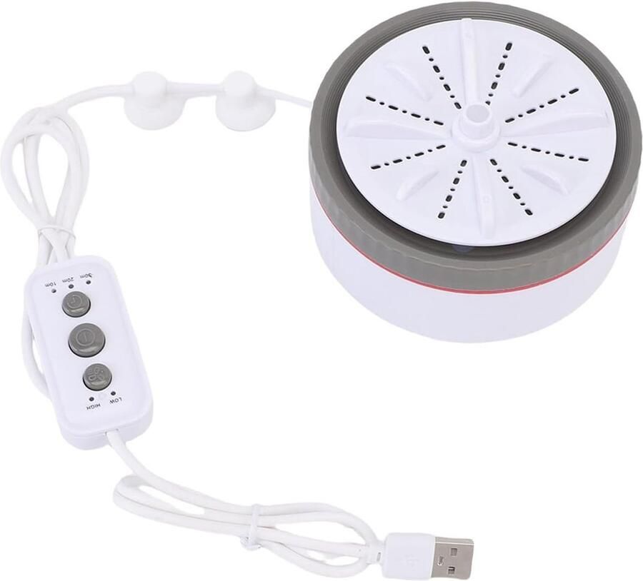 Draagbare Wasmachine Mini Wasmachine Ondergoed Wassen Turbine Technologie 16 x 12 x 7 cm Wit