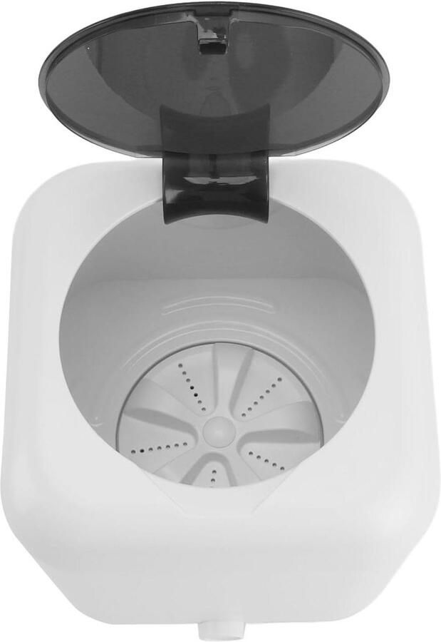 Draagbare Wasmachine Mini Wasmachine Opvouwbaar Kleine Wasjes Doen Slim Digitaal Display Compact Formaat Wit