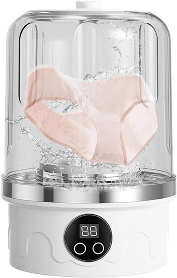 Draagbare Wasmachine Mini Wasmachine Reizen en Camping Compact en Opvouwbaar 18 x 12 x 8 cm