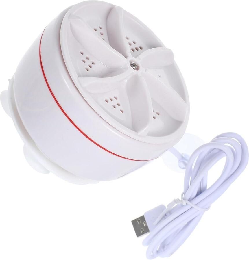 Draagbare Wasmachine Mini Wasmachine Reizen en Kamperen Opvouwbaar Ontwerp Compact Formaat Wit