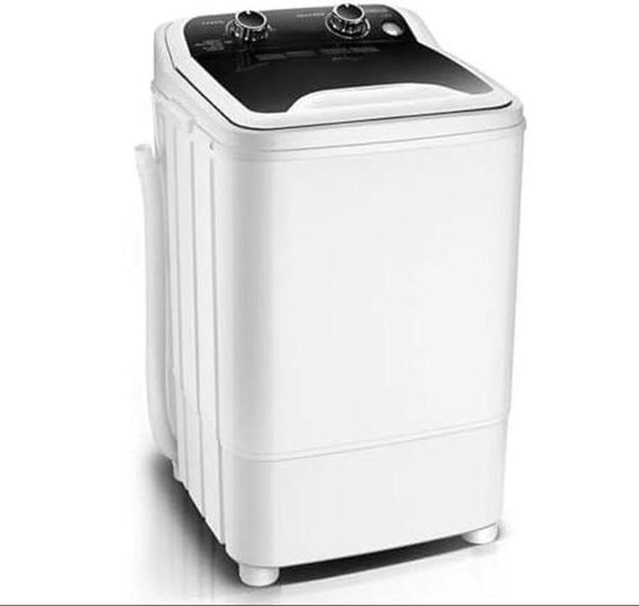 Draagbare Wasmachine Mini Wasmachine Reizen en Kleine Ruimtes UV Blauw Licht Sterilisatie 7.5kg Capaciteit Wit