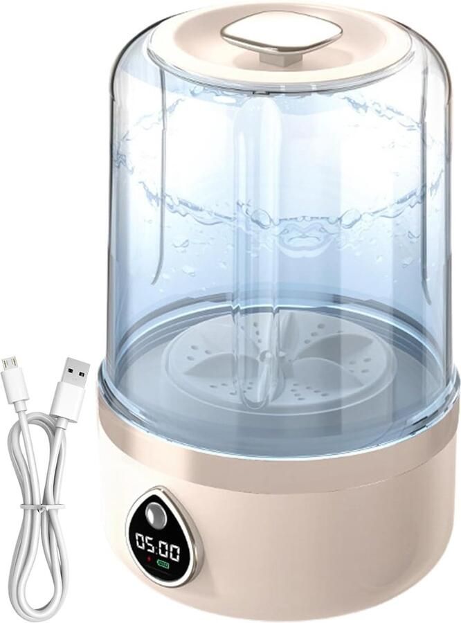 Draagbare Wasmachine Mini Wasmachine Reizen en Thuis Opvouwbaar en Compact 14 x 14 x 14 cm