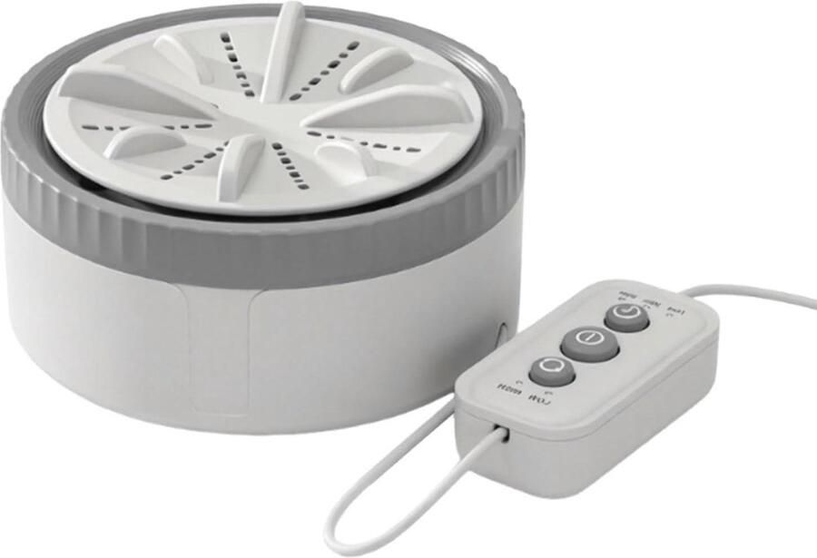 Mini Wasmachine Draagbare Wasser Kleine Was Energiebesparend Compact Formaat Grijs
