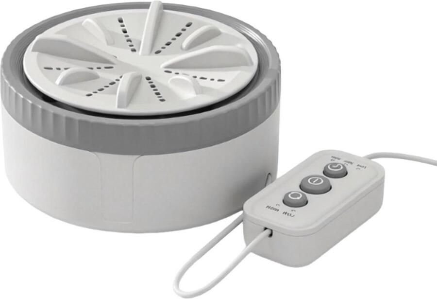 Draagbare wasmachine Mini wasser Kleine wasjes Diepe reiniging 6.5 x 11 x 6.5 cm Grijs
