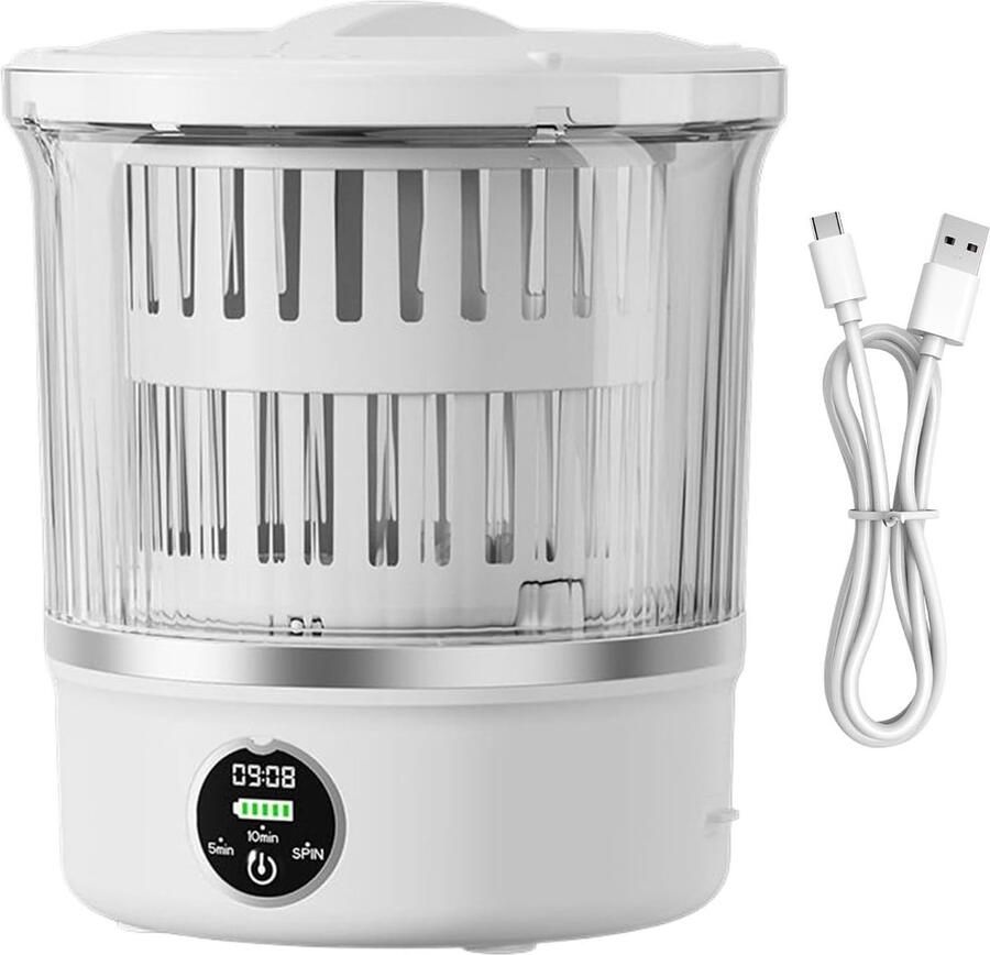 Mini wasmachine Draagbare dryer Snel wassen Geluidsarme werking 3 liter capaciteit Meerkleurig
