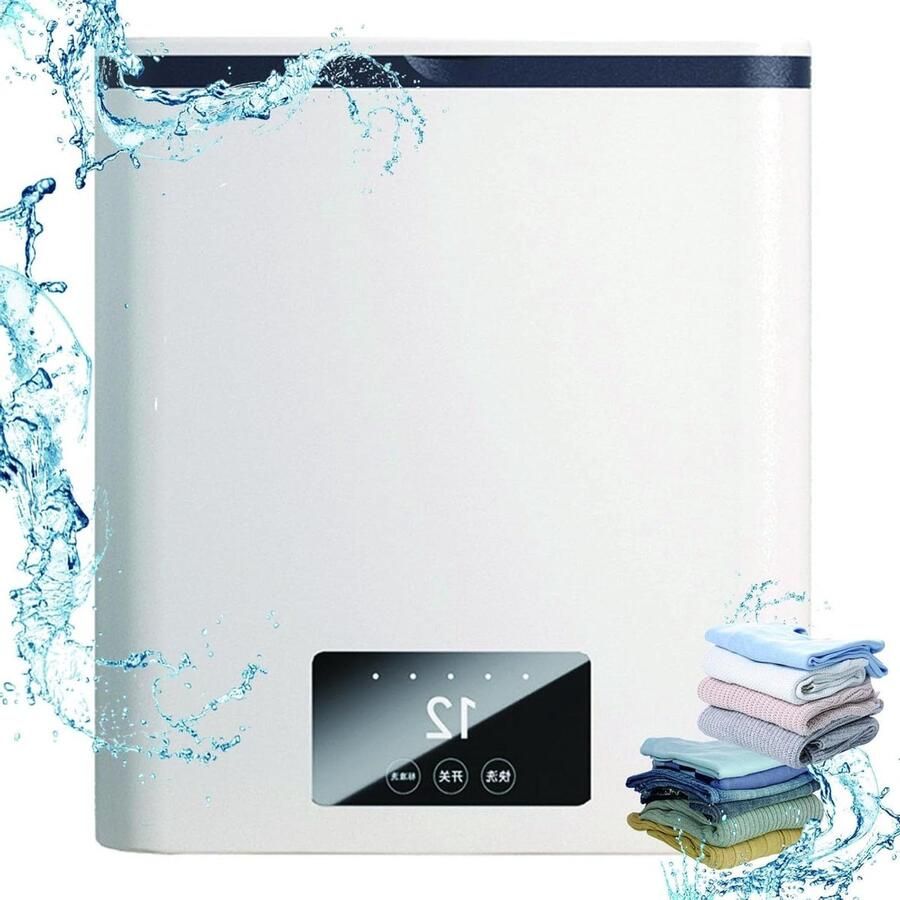 Draagbare wasmachine Mini wasser Ondergoed wassen 2 reinigingsmodi 5L capaciteit Wit