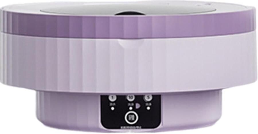 Draagbare Wasmachine Opvouwbare Wasmachine Ondergoed Kleine Kleding Wassen Compact Opvouwbaar Ontwerp 7 Liter Paars