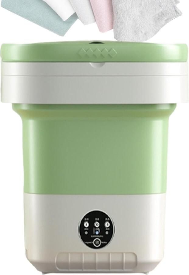 Draagbare Wasmachine Opvouwbare Wasmachine Compact Fijne Was Reinigen Inklapbaar Ontwerp 30 x 16 x 30 cm - Foto 1