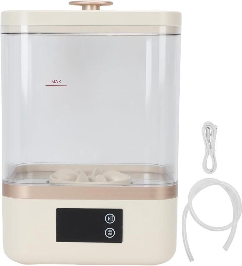 Draagbare Wasmachine Reiswasmachine Kleine Wasmachine Ondergoed Wassen Volledig Automatisch 4.5L Wit