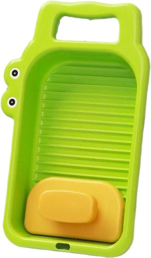 Mini wasbord Handwas plank Kleding reinigen Stevig PP materiaal 32x18 cm Groen