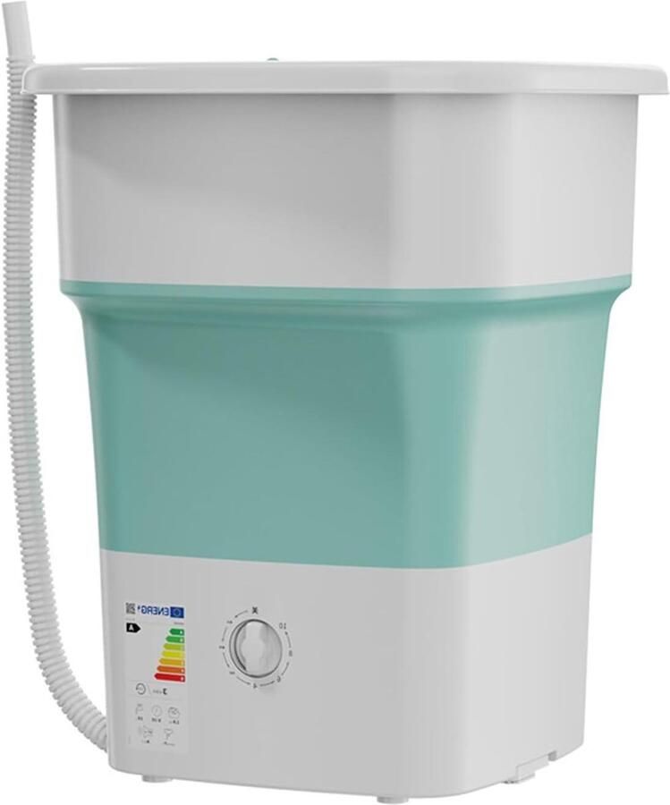 Draagbare Wasunit Mini Opvouwbaar Reizen en Kleine Ruimtes Krachtige Motor 150W 52 Liter Capaciteit Wit