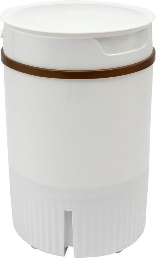 Draagbare Wasunit Mini Wasmachine Kleine Was Met Dehydratiekorf 45 Liter Wit