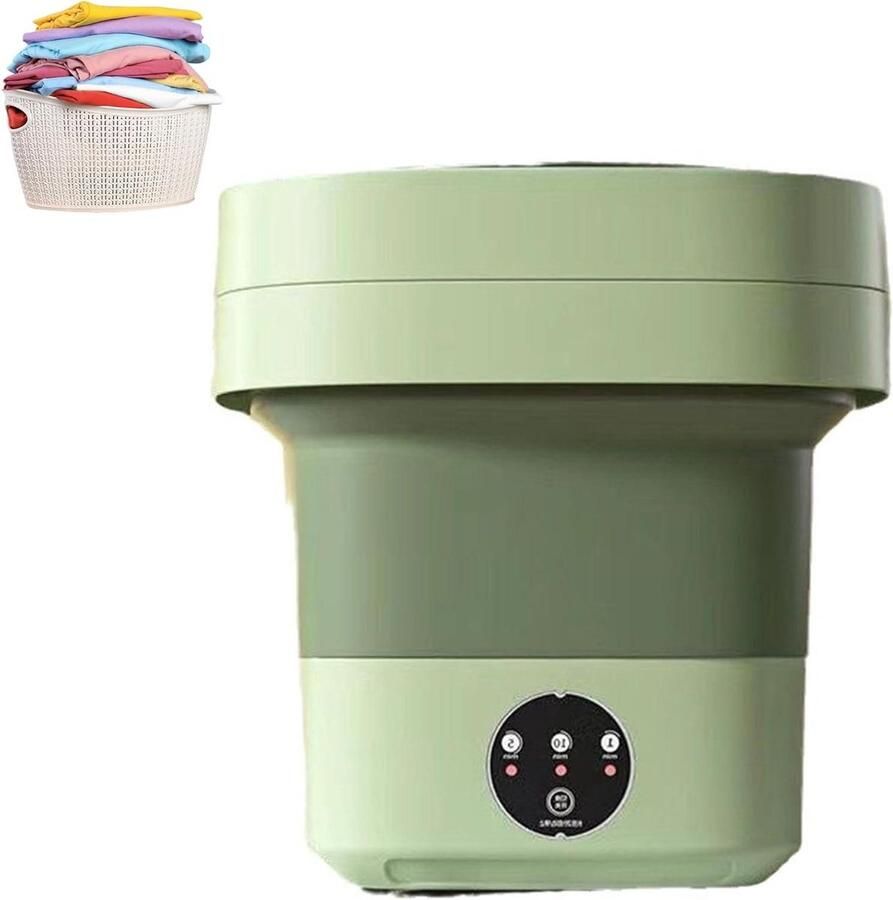 Draagbare Wasunit Opvouwbare Machine Kleine Was Opvouwbaar Ontwerp 8 Liter Wit
