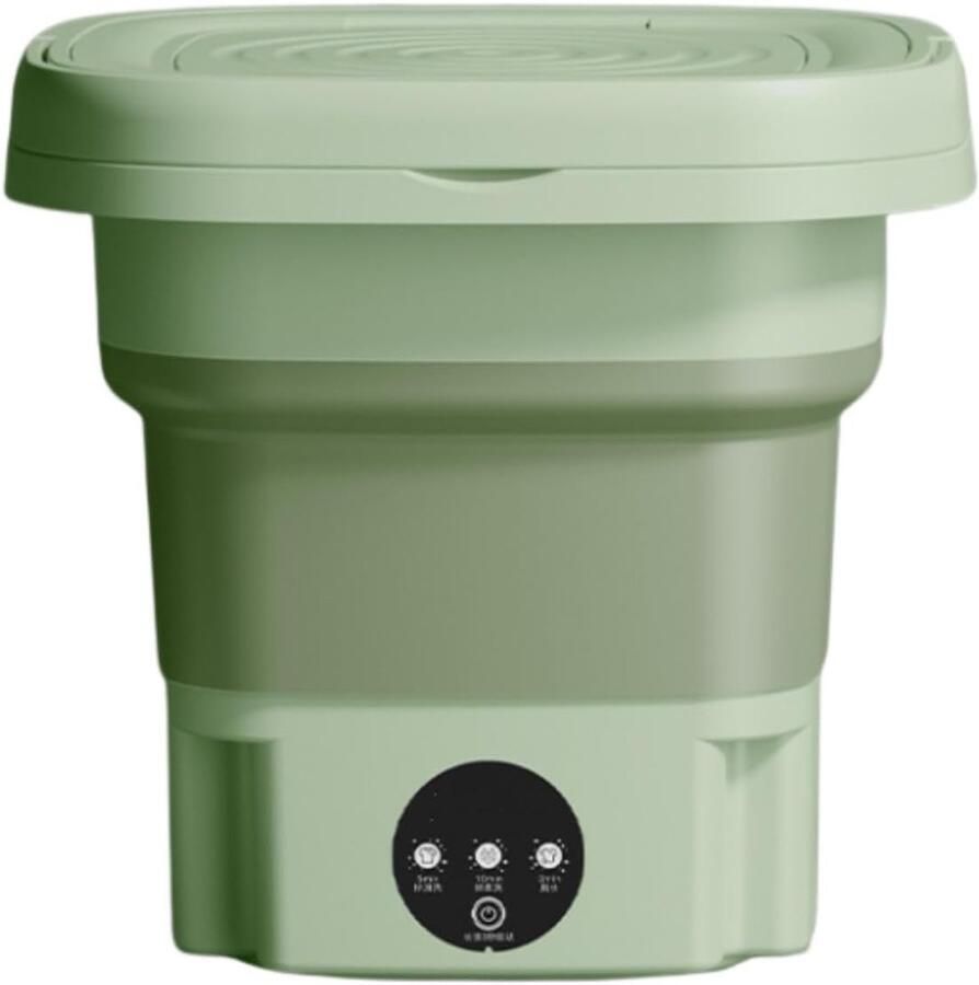 Draagbare Wasunit Opvouwbare Wasmachine Reizen Kamperen Krachtige Turbine Beweging 8 Liter Capaciteit