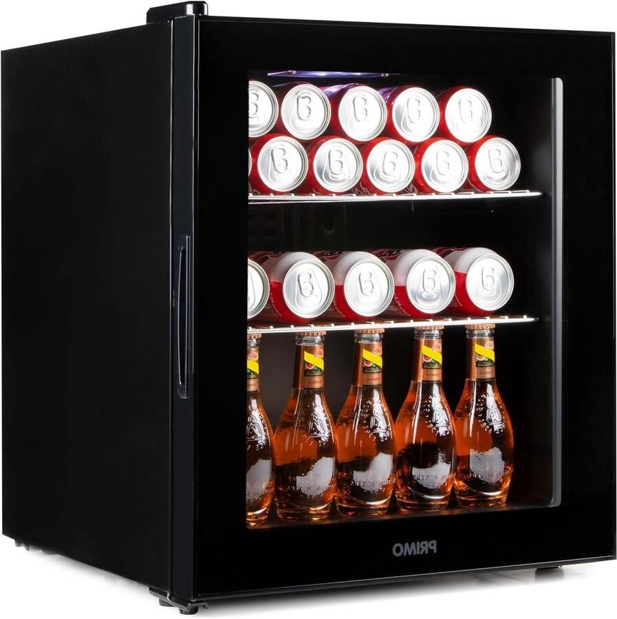 Drankkoelkast Minibar Kleine koelkast Dranken Koelen Stil en energiezuinig 46 liter Zwart