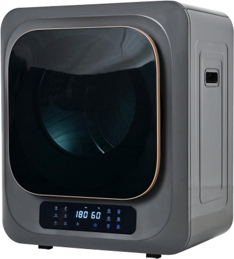 Droger 48x40x57 5cm Roestvrijstaal Droger Grijs Plastic MeervoudigeFiltratie 6Programma's 6Functies Oververhittingsbeveiliging Wandmontage Thuis