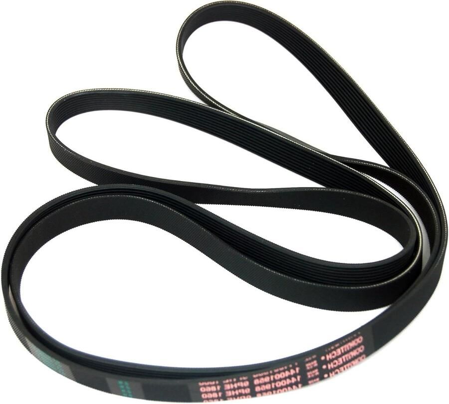 Droger Aandrijfriem Vervangende Riem Wasdroger Reparatie Origineel Stretch Ontwerp 1860x9mm Zwart
