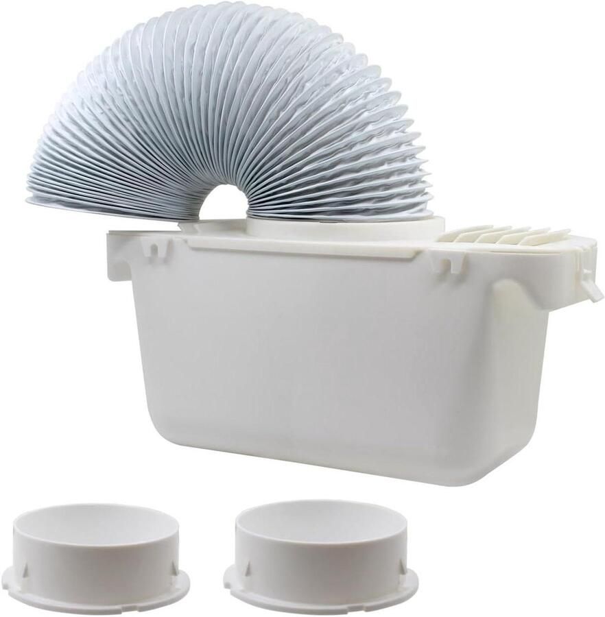 Droger Condens Kit Ventilatie Slang Vocht Afvoeren Universele Pasvorm 1.2 Meter Wit