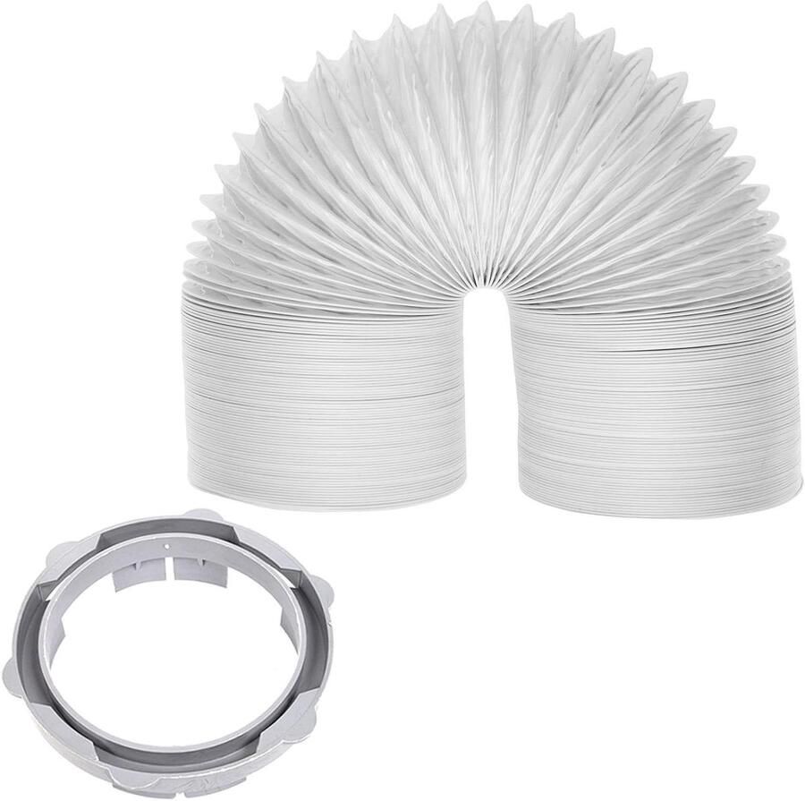 Droger Condensator Adapter Ventilatieslang Kit Condensatie Afvoeren Extra Lange Slang 6 Meter 4 Inch