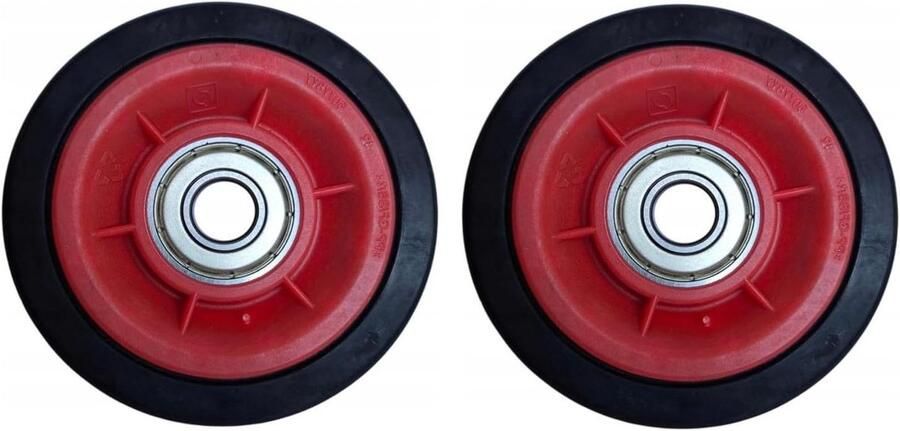 Droger Looprol Trommelwiel Droger Reparatie Inclusief Kogellagers 70 mm Buitendiameter Wit