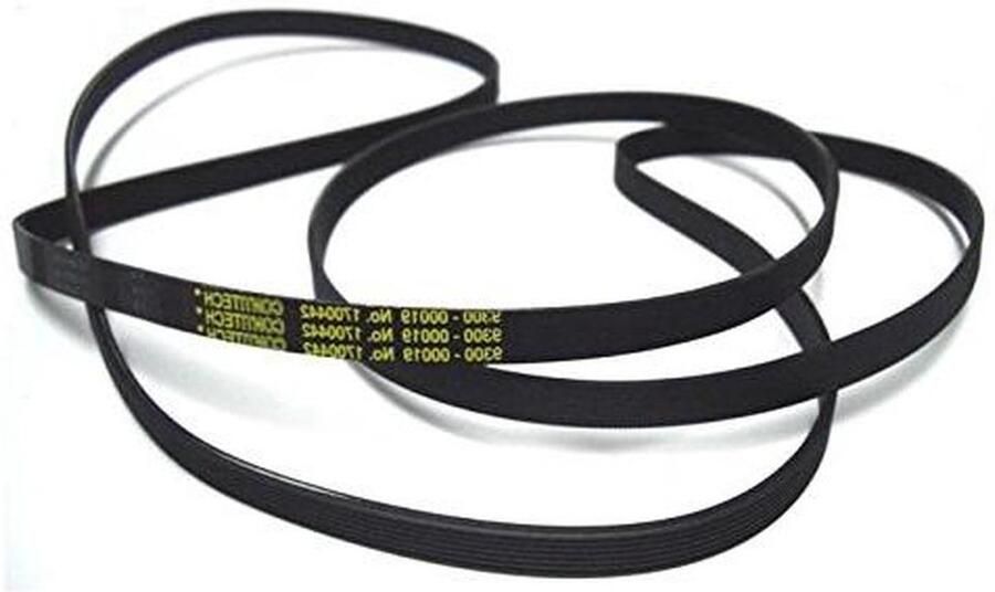 Droger Riem Aandrijfriem Wasdroger Motor Overbrengen Geribbelde Aandrijfriem 1892 mm rood
