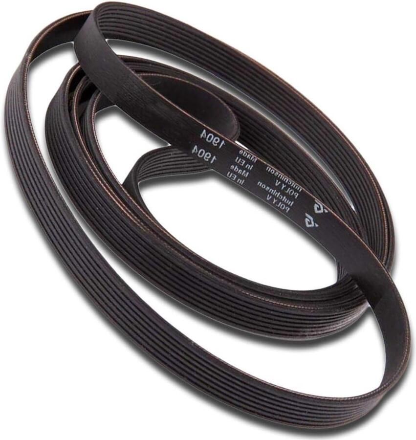 Droger Riem Poly V Riem Wasmachine Reparatie Elastisch Polyurethaan 1904H7EL Zwart