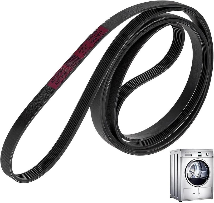 Droger Riem V-riem Aandrijfriem Wasdroger Reparatie 7PH 1971 Profiel 1971 mm Lengte