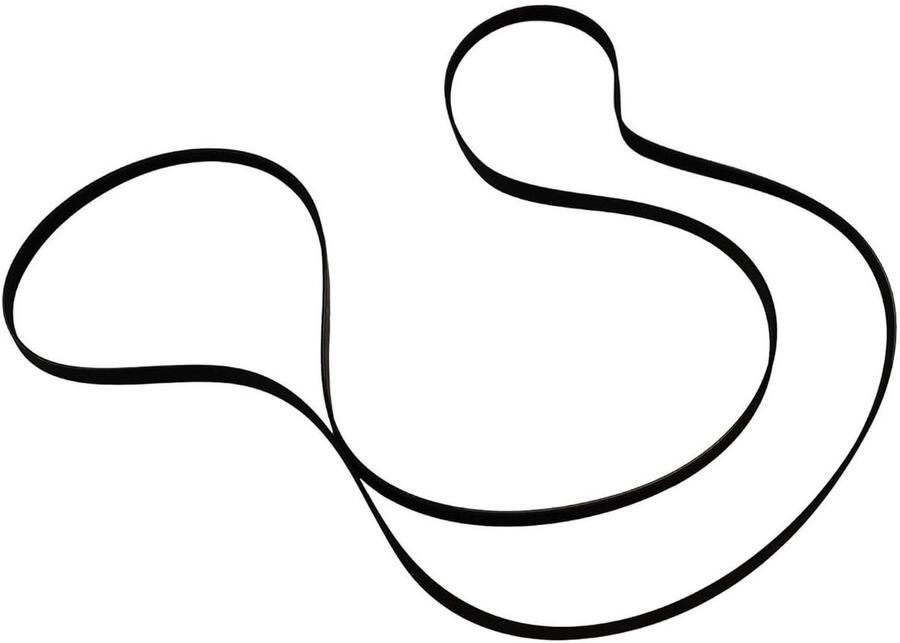 Droger Riem V-Riem Apparaat Reparatie Originele Kwaliteit 1971 PH 7 Zwart