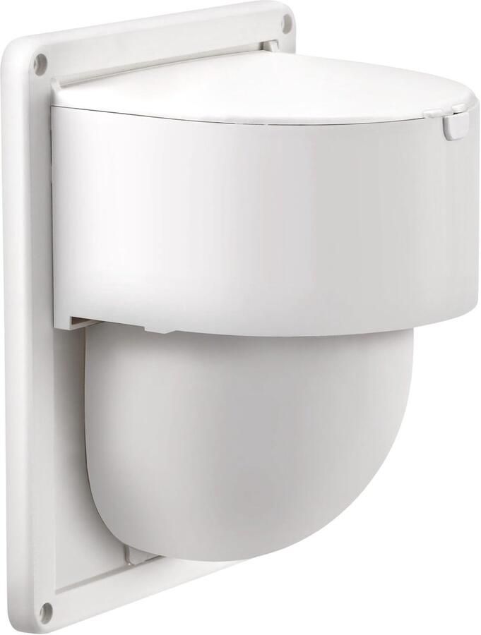 Droger Vent Afdichting Droger Afvoer Vent Ventilatie Buiten Drijvende Shuttle 4 inch Wit