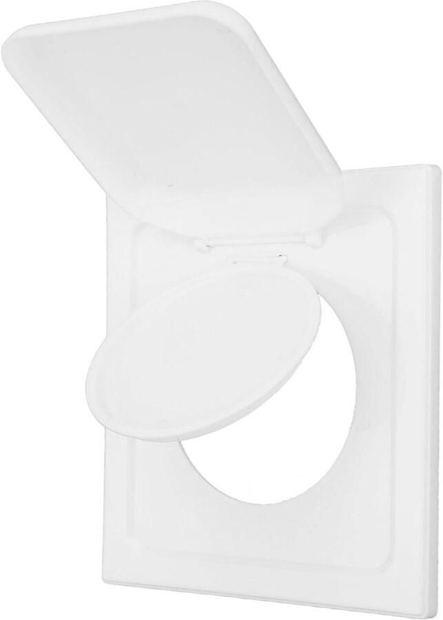 Droger Vent Cover Buitenafvoer Droger Efficiëntie Strakke Afdichting 4 Inch Pijpen Wit