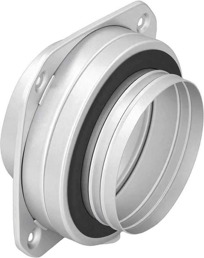 Droger Vent Kit Afvoer Koppeling Efficiënte Ventilatie Magnetische Zelfuitlijning 4 Inch Diameter Zilver