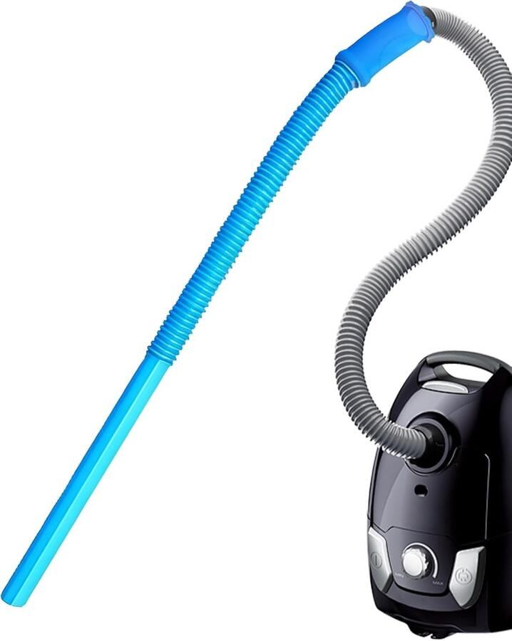 Droger Vent Kit Pluisreiniger Slang Ventilatie Reinigen Telescopisch Handvat 79 cm Lengte Blauw