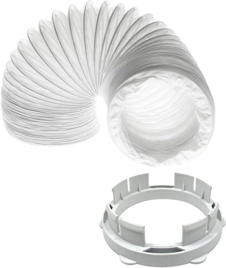 Droger Vent Slang Adapter Condensator Kit Droger Ontluchting Originele Adapter 2 Meter 4 Inch Wit