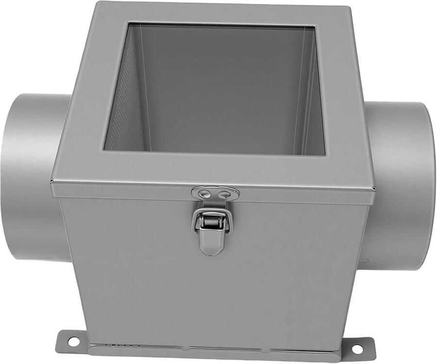 Droger Ventilatiekit Pluisvanger Slang Droger Onderhoud Roestbestendige Constructie 23.5 cm Aluminiumkleur