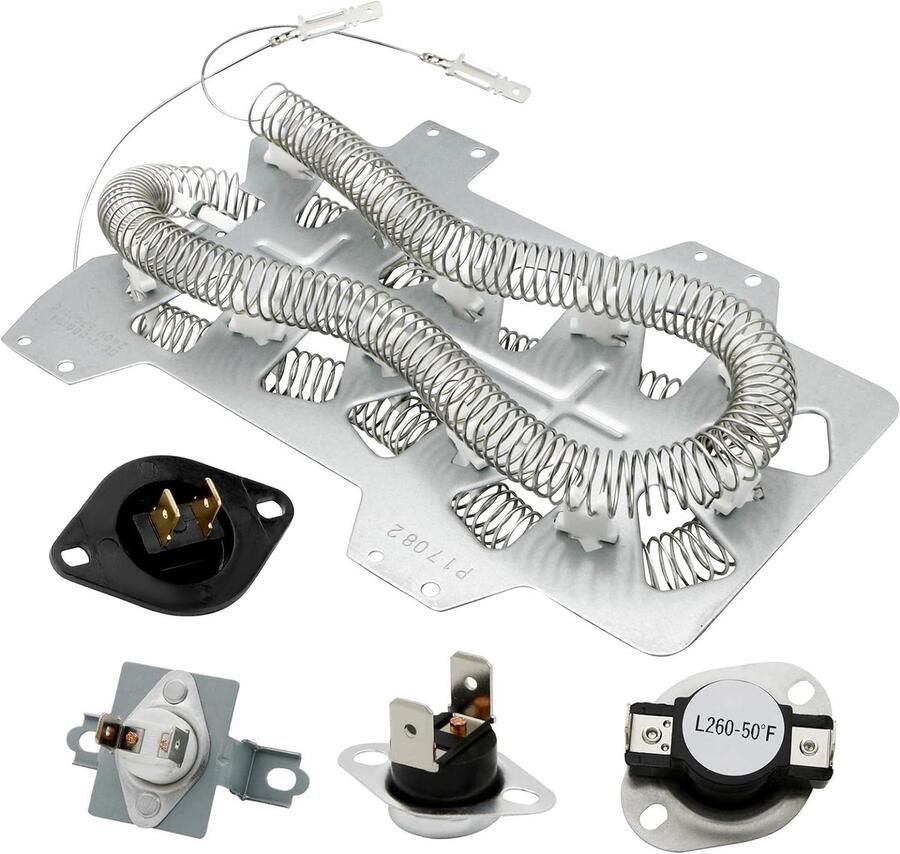 Droger Verwarmingselement Drogeronderdeel Kleding Drogen Complete Set 5300 Watt Zilver