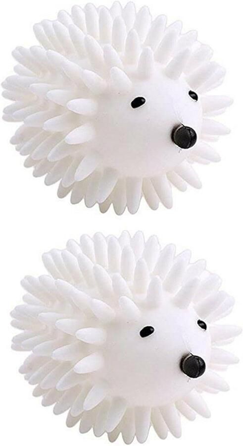 Drogerballen Set Wasgoed Ballen Zachte Kleding Herbruikbaar PVC 2 Stuks Grijs