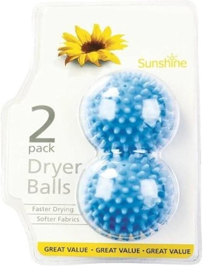 Drogerballen voor Sneller Drogen en Minder Kreukels (2 Stuks)