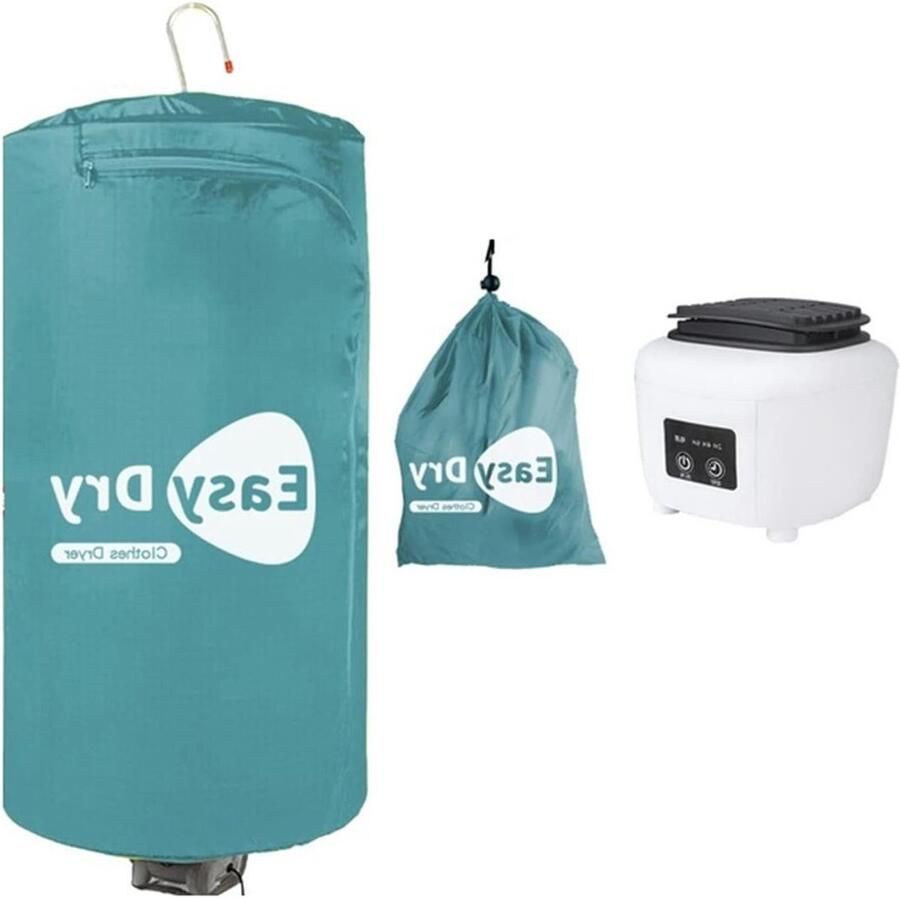 Drogers Kledingdroger Reizen Opvouwbaar 800g Wit