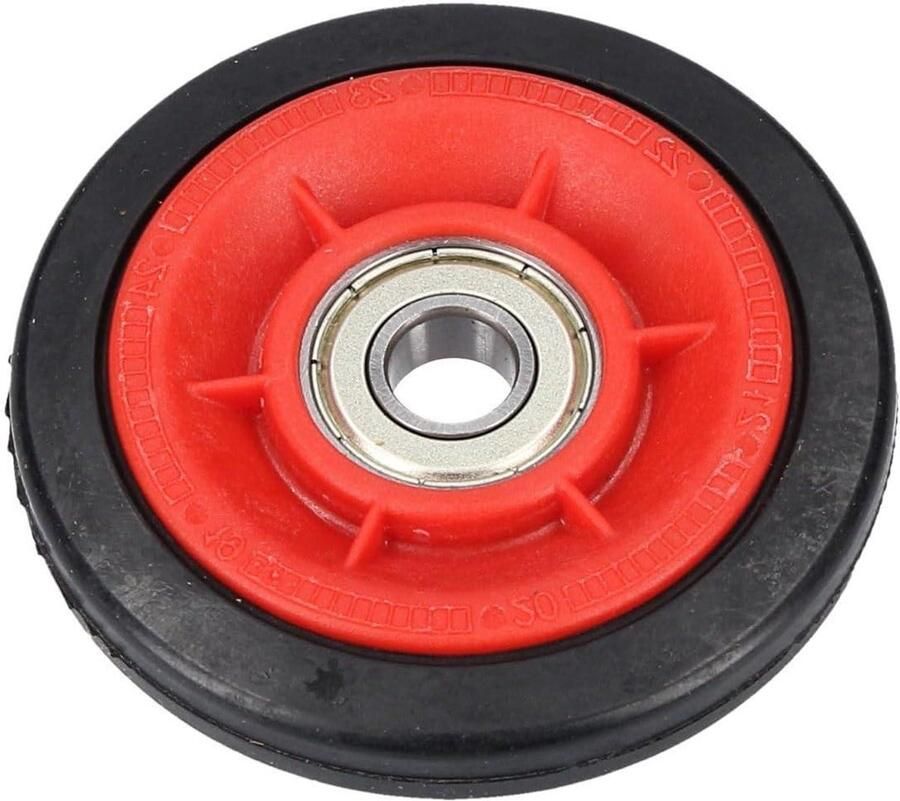 Drogerwiel Trommelwiel Droger Reparatie Originele Kwaliteit 7 x 7 x 1.4 cm Rood Zwart