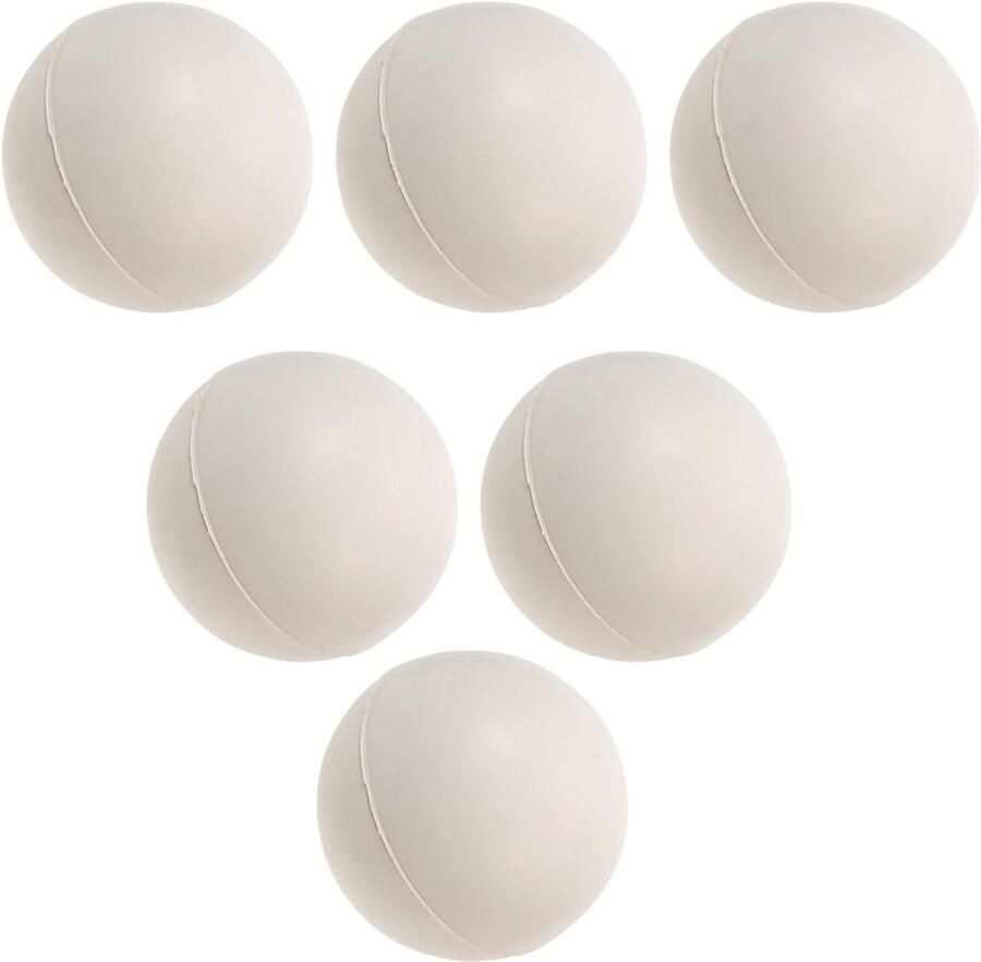 Droogballen Set Wasballen Kleding Drogen Voorkomt Klonten 6 Stuks Wit