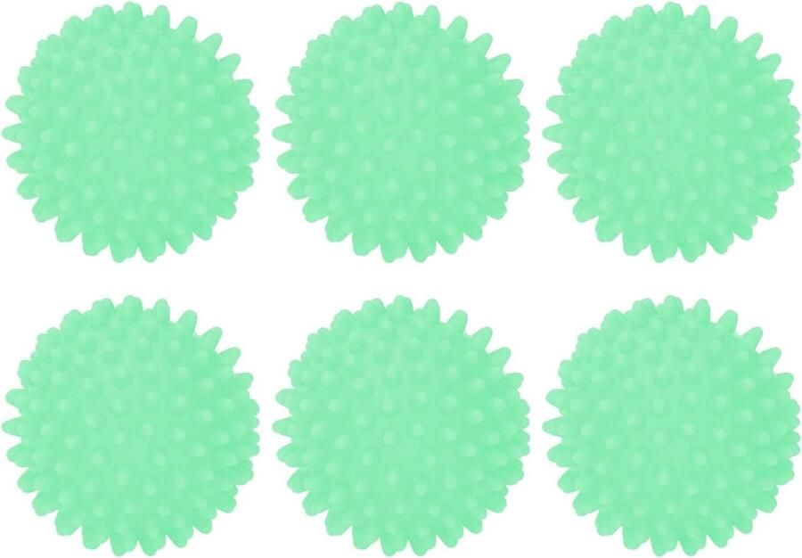 Droogballen Wasmachinestukken Kleding Drogen Natuurlijke Stoffenverzachter 6 stuks Groen