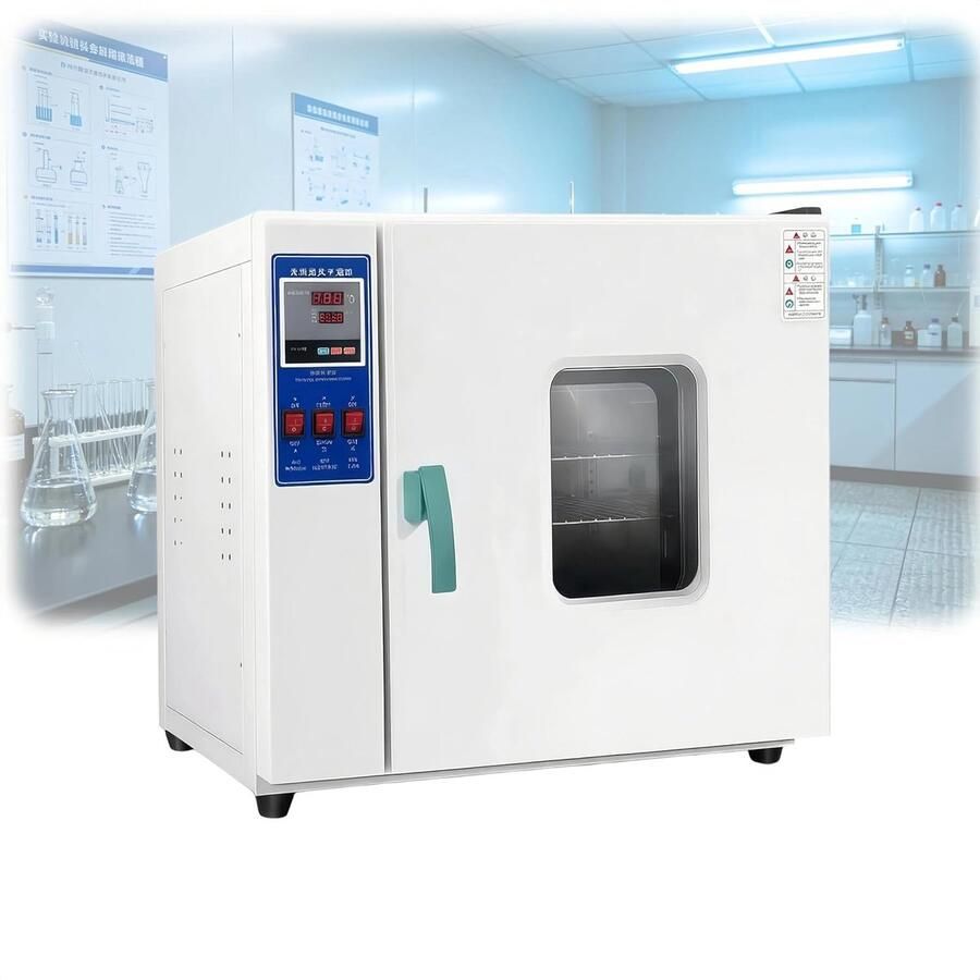 Droogkast Laboratorium Constante temperatuur oven Drogen en bakken Gedwongen convectie 16 liter Wit