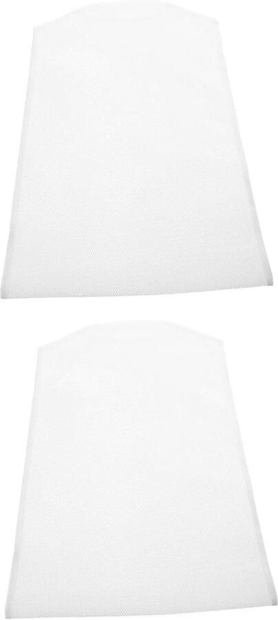 Droognet Waszak Hangzak Wasmachine Kleding Drogen Fijn Gaas 55x47CM Wit