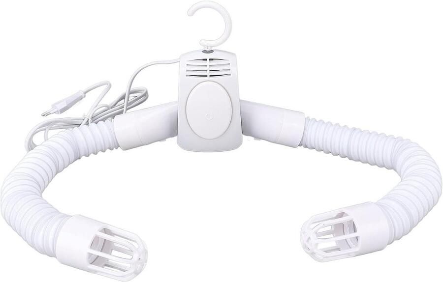 Elektrisch Droogrek Kledingdroger Hanger Snel Kleding Drogen Compact en Draagbaar 27x21x10 cm Wit